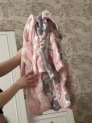 yun don: 1 ededi Uşaq üçün yumşaq xalı/xalat - Material: qalın, tüklü, çox — 1