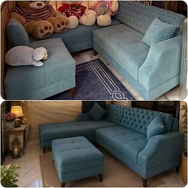 Sabsul480azn Künc divan üzərində 2 ədəd yastıq Və pufiklə Türkiyə — 1