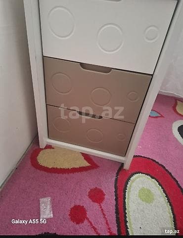 Uşaq beşiyi və uyğun komod dəsti yeni kimidir işlənməyib təcili — 3