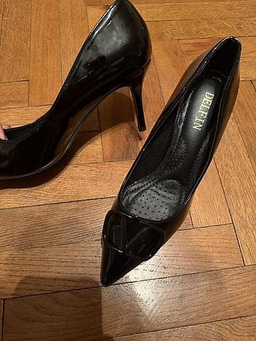 Tuflilər: Qadın klassik tünd qara tufli - Brend: DELFIN (daxili tabaqda loqo) - — 3