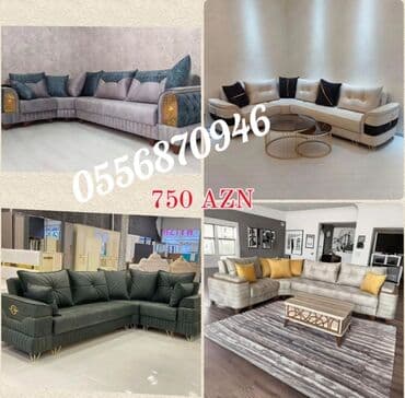 mətbəx ucun divan: Künc divan, Yeni, Açılan, Bazalı, Parça, Pulsuz çatdırılma — 3