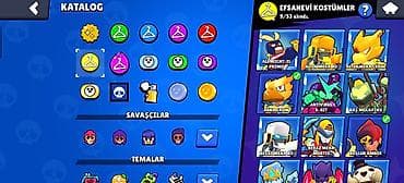 sport geyimler: Brawl Stars hesabı – zəngin kostyum və statistikalar Ümumi: - Profil — 8