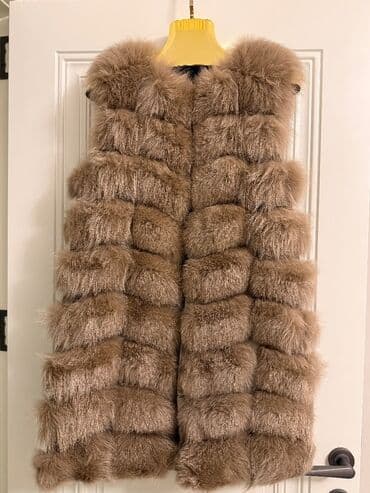 toxunma jilet: Qadınlar üçün xəz jilet Çox az geyinilib. Yeni kimidir. İsti saxlayır — 2