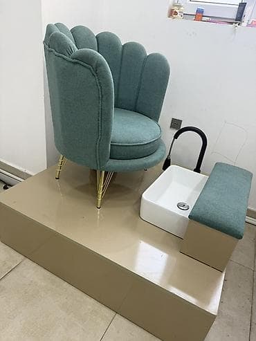 kreditle kunc divan: Pedikür üçün tam dəst – podiumlu oturacaq və ayaq vannası - Dizayn — 1