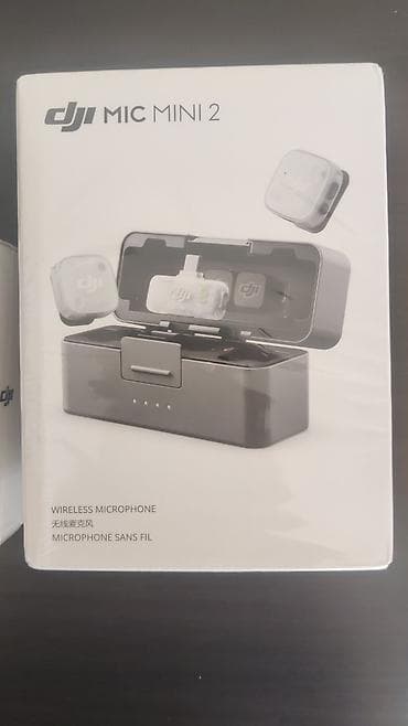 smart android box: Yeni DJI Mic Mini 2 – Simsiz mikrofon dəsti- (2 TX +1 mobile Rx+ — 1