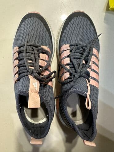 женские летние кеды: Размер: 37, цвет - Серый, Б/у — 2