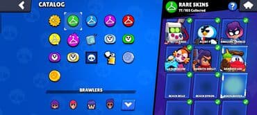Aş qazanı: Brawl Stars hesabı - Kolleksiya: 84/96 Brawler açılıb - Güc — 3