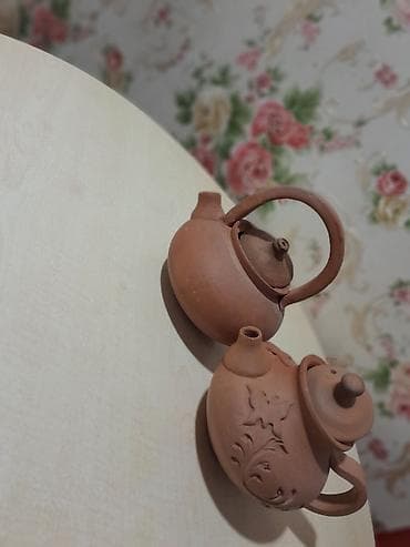 kafel hamam ucun: Çay dəsti, rəng - Qəhvəyi, Keramika, Azərbaycan — 3