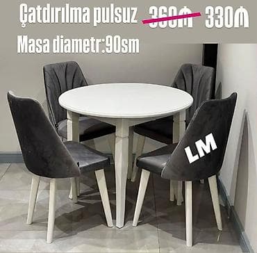 ucuz stol stul: Göz oxşayan masa dəsti YENİDİR Qiymət : 330 azn Rəng seçimi azad — 1