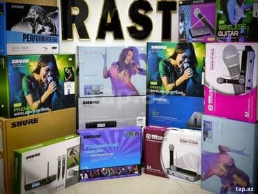 şunurlu mikrafon: Mikrafonlar "Shure" Mikrafon və distasoyunnu Mikrafonlar Yeni model — 1