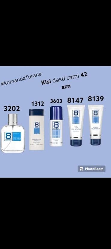 qadın ətirləri və qiymətləri: ❗️Kişi Dəsti🎁Endirimlə ❗️ 8 Element 100 ml Ətir Şampun & Duş Geli — 1
