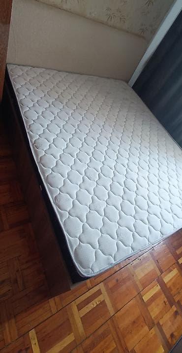 bazalı: İkinəfərlik çarpayı, Bazalı, Matras ilə, Siyirməsiz — 4