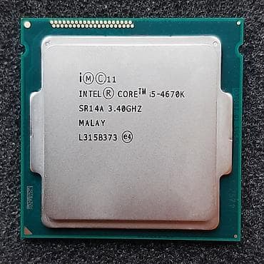 Processor - CPU Intel İ5 4670K - 45 AZN (LGA 1150 soket) (4 nüvə /
