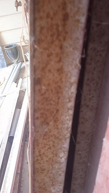 Metall darvaza/qapı yarpaqları və karkası - Material: qalın polad — 4