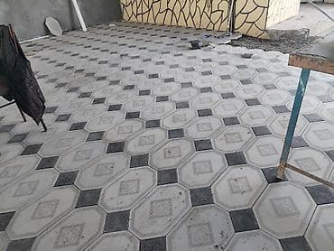 Ручная работа на заказ: Peykdaş və kafel döşəmə xidməti - Həyət, giriş yolu, dayanacaq — 1