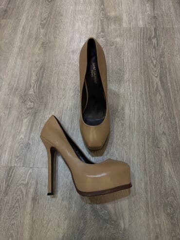 platforma mokasinlər: Tuflilər, Ölçü: 39, rəng - Bej, Yeni — 1