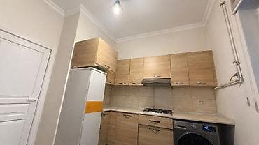 Mətbəx mebeli dəsti və texnika - Üslub: ağac teksturalı, açıq rəngli