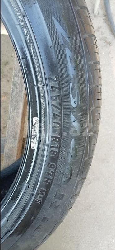 passat disk: Pirelli markalı 4 ədəd təkər satılır 📏Ölçülər: →2 ədəd 225/45 R18, →2 — 4