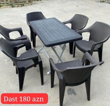 Yeni, Qatlanan, 6 stul lalafo.az -da Yeni, Qatlanan, 6 stul