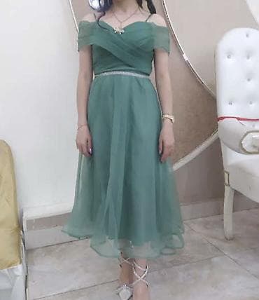 bez çanta: Zərif yaşıl rəngli gecə/libas - Model: çiyinləri açıq, incə nazik — 1