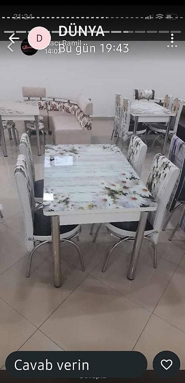 tap.az metbex mebelleri: Masa dəsti — 1