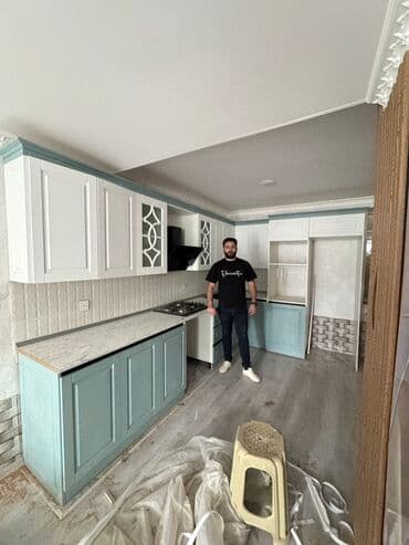 nerjaveka cen: Sifarişlə mətbəx dəsti, Özü çəkən petlələr, Mat laminat, Kredit var, Pulsuz çatdırılma — 1