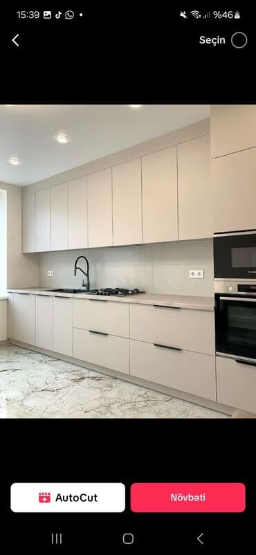 metbex ucun skaf: Məhsul: Mətbəx mebeli (müasir dizaynlı hazır dəstlər) - Stil — 1