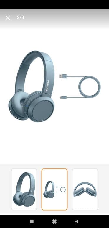 Alfa Romeo: İşlənmiş Simsiz (Bluetooth) Qulaqcıqlar, Philips, rəng - Mavi — 2