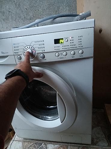 Ön yükləməli paltaryuyan maşın – 5 kq tutum Xüsusiyyətlər: - Ön — 1
