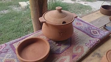 Qazan, rəng - Qəhvəyi, Keramika, Azərbaycan