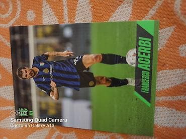oyun kart: Məhsul: Futbol kolleksiya kartı Təsvir: - Oyuncu: Francesco Acerbi - — 1