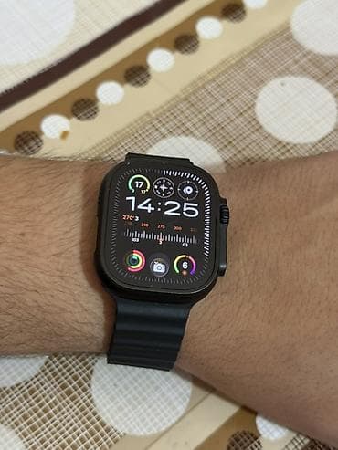 Smart saatlar: Smart saat, Apple, Sensor ekran, rəng - Qara — 1