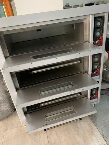 konveksiyon bişirmə sobası qiyməti: Çörək, Elektrik, 3 mərtəbəli — 6