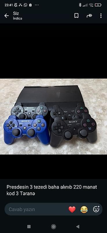 ps4 oyun kolu: Sony PlayStation 3 (PS3) Slim konsolu + 6 ədəd DualShock 3 idarəetmə — 1