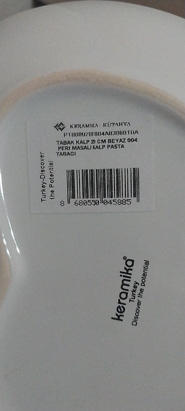 pike desti: Nahar dəsti, rəng - Qırmızı, Keramika, 6 nəfərlik, Türkiyə — 4