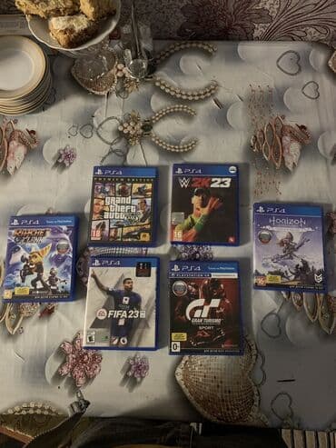 купить ноутбук в баку бу: Ideal ps4 axrıncı versiya 1 TB yaddaş, kabel üstündə və 6 oyun — 2