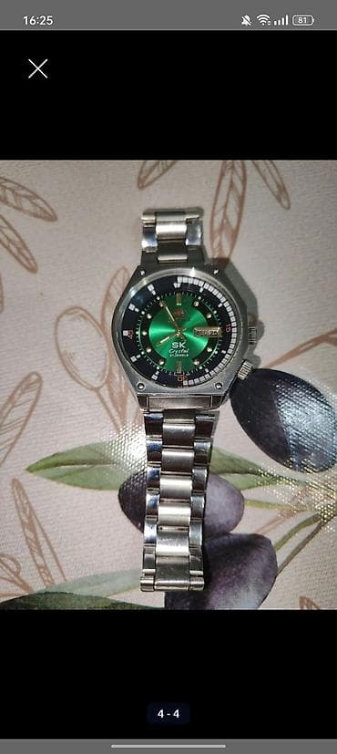 saat mexanik: Qol saatı, Orient, rəng - Yaşıl — 2