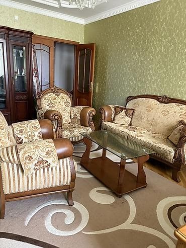 divan desti: İşlənmiş, Klassik divan, 2 kreslo, Divan, Açılmayan — 2