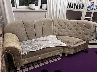gen: Künc divan dəsti - Tərkibi: 1 ədəd L formalı künc divan və 1 ədəd — 2