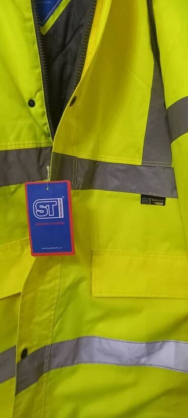 мужские кожаные куртки в баку: "ST - WORKWEAR"- İŞ gödəkçəsi Əsl Qış Kurtkasıdır Yağış külək — 6