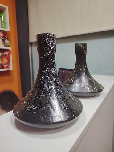 qəlyan növləri: Qelyan şüşəsi - Material: qalın şüşə - - Mərmər effekti interyerə — 1