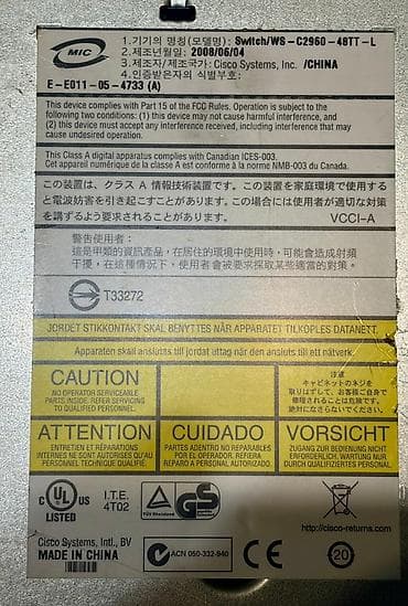 nitendo switch: Cisco Catalyst 2960 WS-C2960-48TT-L 48 Port Switch Qiymət: 250 AZN — 4