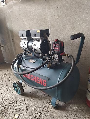 GAOCHENG hava kompressoru - Elektrikli, yağsız tip səssiz kompressor — 1