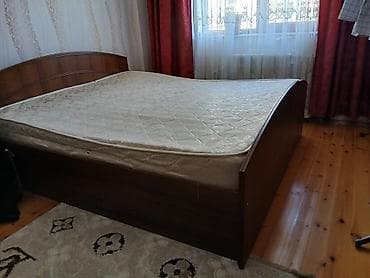 Двуспальная кровать, С матрасом, Без выдвижных ящиков — 4