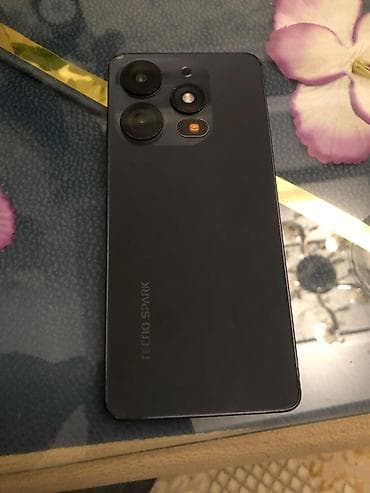 телефон fly evo energy 4: Tecno Spark, 128 ГБ, цвет - Черный, Отпечаток пальца — 1