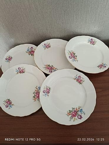 Nahar dəsti, rəng - Ağ, Farfor