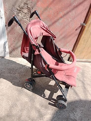 Детский мир: Uşaq arabası – “Hope” markası, qırmızı rəng - Tip: Yüngül “umbrella” — 3