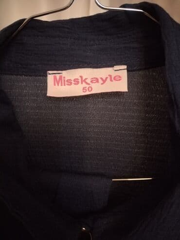 женские стрейчевые юбки: Misskayle markalı qadın üçün 2li dest - Rəng: tünd göy - Beden: 50 — 3