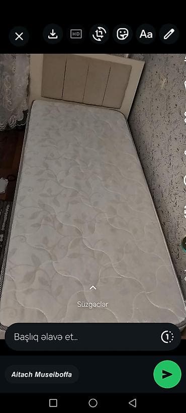 intex matras: Tək nəfərlik çarpayı və döşək dəsti - Ölçü: tək nəfərlik (təxmini — 1