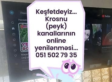 iphone 6 plata satilir: Xidmət: Krosnu (peyk) kanallarının onlayn yenilənməsi Təsvir: - — 1
